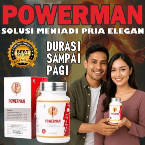 (Terbaru) OBAT KUAT POWERMAN obatkuat besar dan kekar bikin tahan lama BPOM (Terlaris)