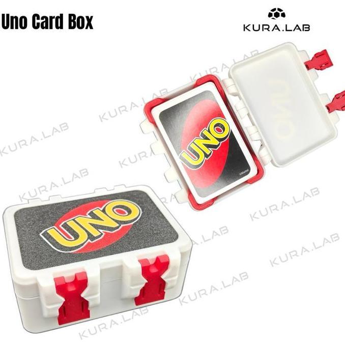Uno Card Box Kotak Tempat Penyimpanan Kartu Uno Praktis - [KURA.LAB]
