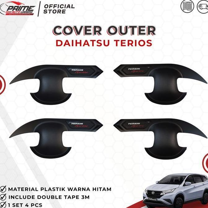 Outer Handle Mangkok Pintu Samping TERIOS PREMIUM - HITAM DOFF