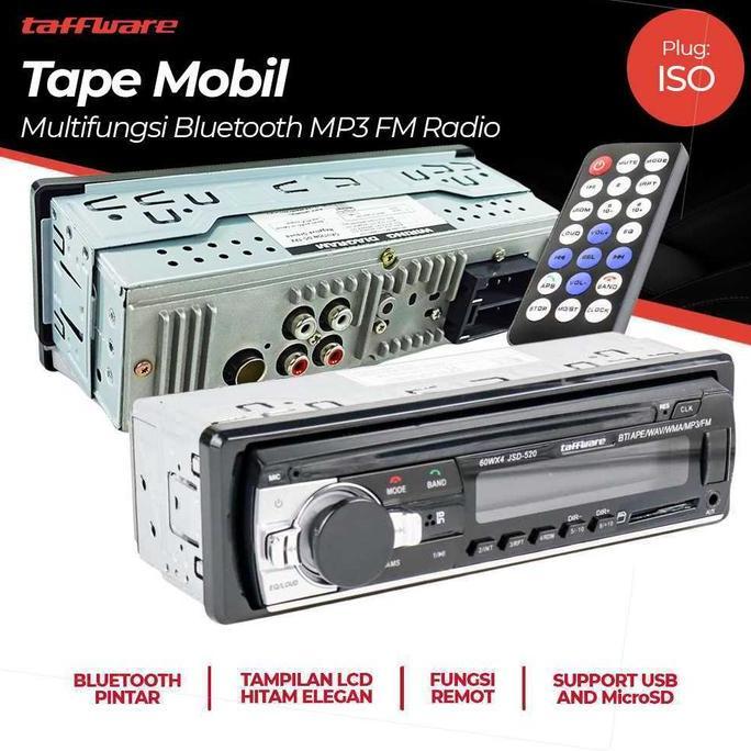 Taffware Tape Mobil Bluetooth Audio Mobil USB Audio Radio Mobil