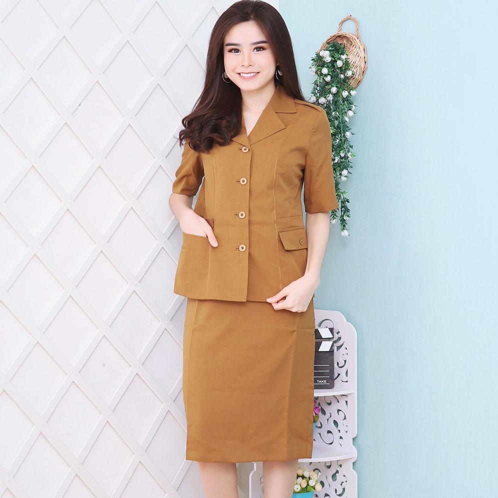 Free Ongkir Setelan Jas Wanita / Seragam Kerja Blazer Wanita / Seragam Guru / Setelan Baju Guru Wani