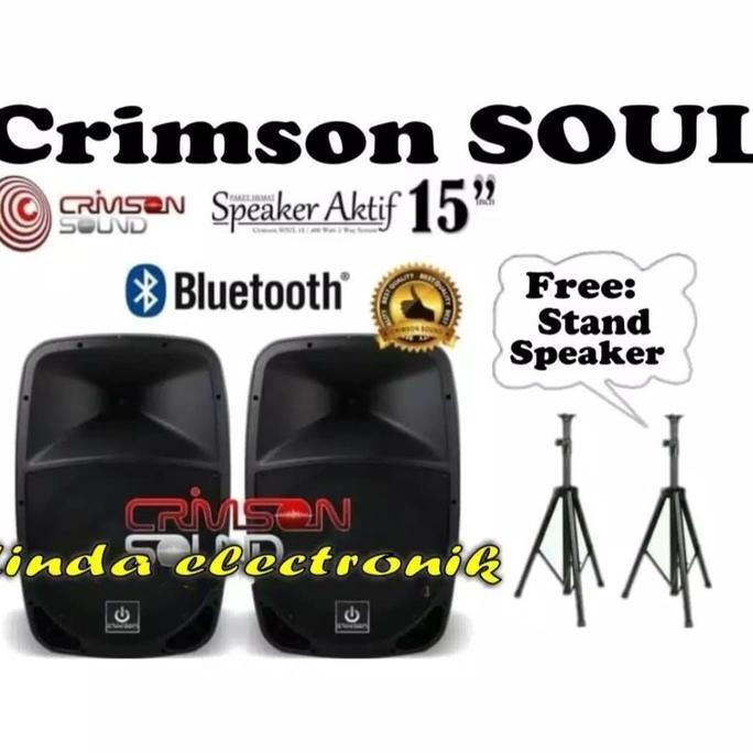 Speaker Aktif Crimson Soul 15Inch 2Pcs Oryginal Crimson Soul 15