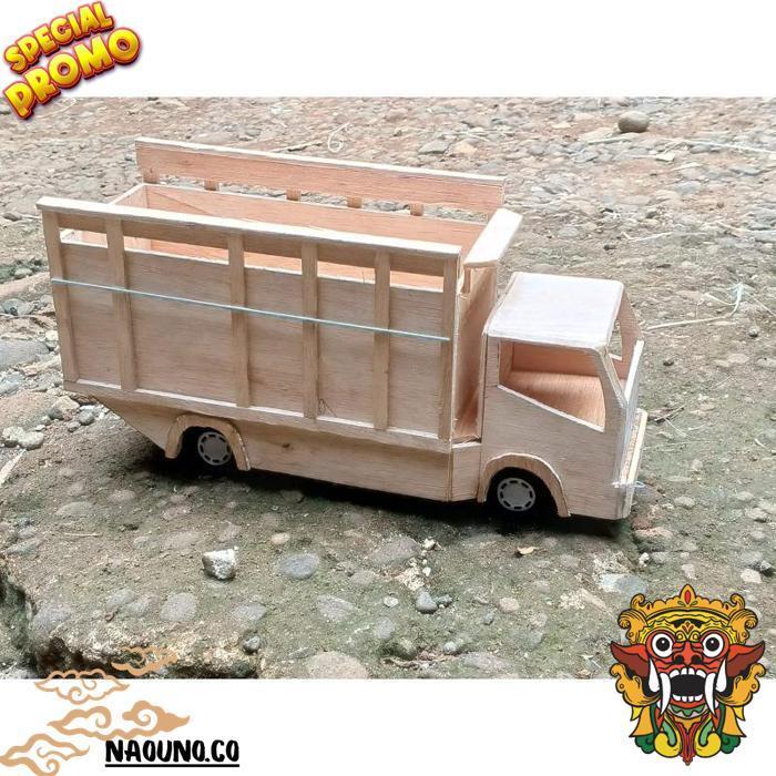 Miniatur Truk Oleng,Pintu Belakang Bisa Terbuka, Free Lampu Led