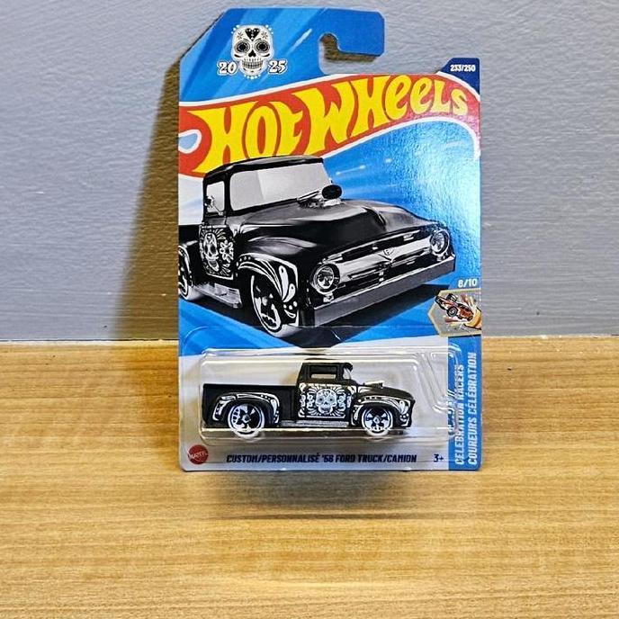 ORIGINAL HOTWHEELS CUSTOM 56 FORD TRUCK BLACK