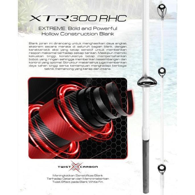 Daido - Joran Casting Whitefin Xtr300Rhc Spinning / Baitcasting - Joran Pancing
