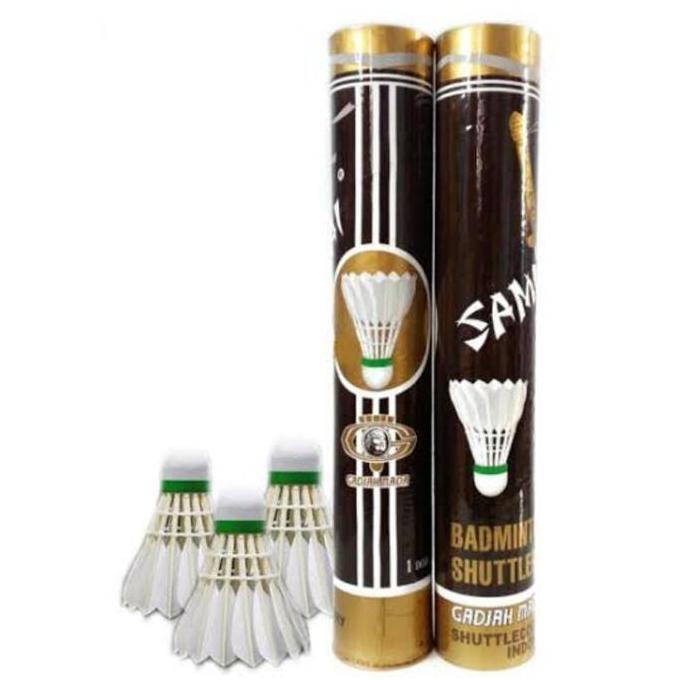 TERMURAH - Shuttlecocks Badminton Samurai Cokelat / Kok Bulutangkis Samurai Coklat Original Bulu Gaj