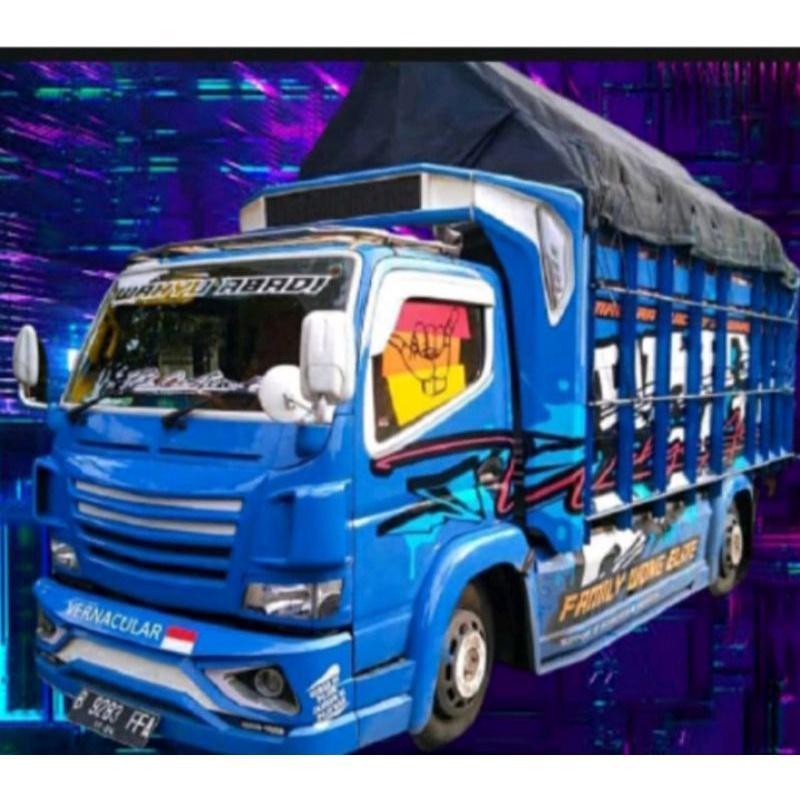 Truk Oleng Wahyu Abadi,Miniatur Truk Oleng Kayu.Mobil Oleng,Mainan Anak Anak