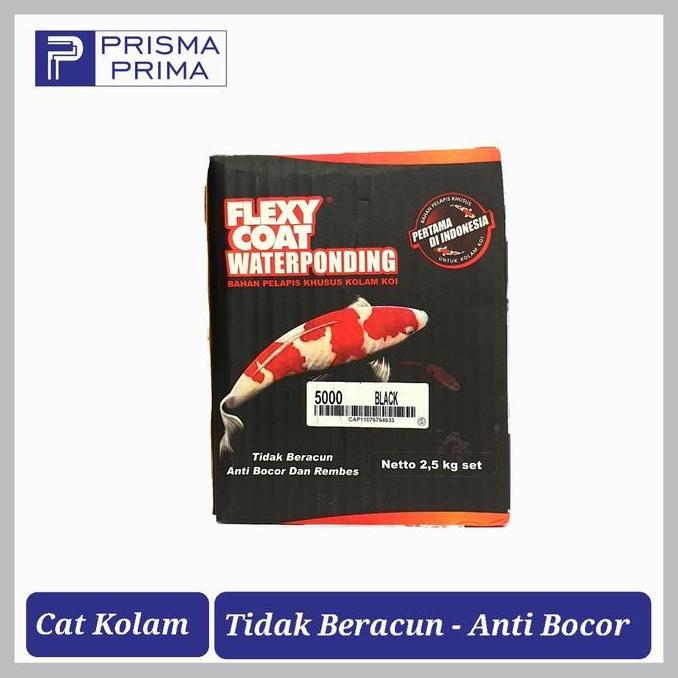 NEW Cat Kolam Ikan Koi Flexy Coat Waterponding Anti Bocor