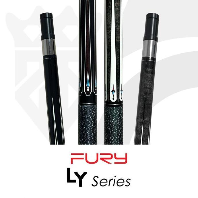 BEBAS ONGKIR - FURY LY Series Stick Billiard Maple Cue Low Deflection/Play Cue Original Fury Stik Bi