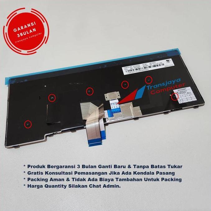 BEBAS ONGKIR - Keyboard Laptop Len ThinkPad E440 T440 T440S T440P E431 T450 T460 POINTER Original