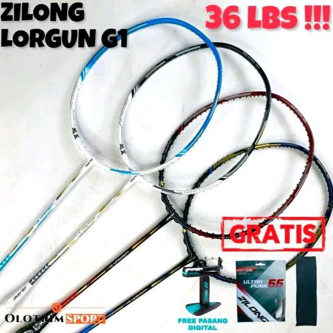 TERMURAH - Raket Badminton ZILONG 38LBS WAVENAMI LORD GUN LORDGUN Game Box GameBox Vio Kurokuro Cele