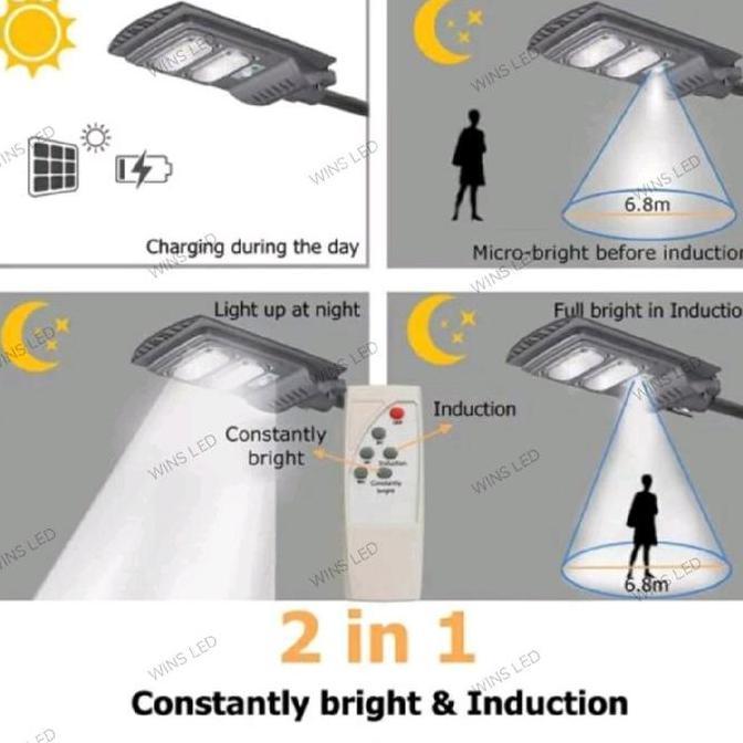 Lampu Jalan Led Tenaga Surya 60w PJU Solar Cell 60watt 60 Watt All In One Outdoor 30 60 90 120 Watt 