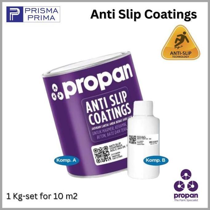 TERBARU - Cat Pelapis Propan Anti Slip Coatings Lantai Batu Alam Keramik Licin