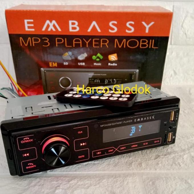 Tape Mobil Singledin EMBASSY USB MMC FM BLUETOOTH EMBASSY Digital