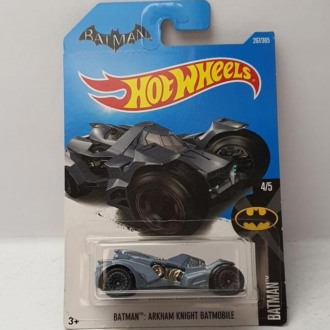 ORIGINAL HOTWHEELS BATMAN ARKHAM KNIGHT BATMOBILE GREY