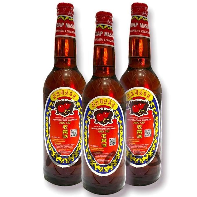 Angciu / Ang Ciu / Ang Ciu AT / Arak Masak Cap Lonceng 600ml-Non Halal