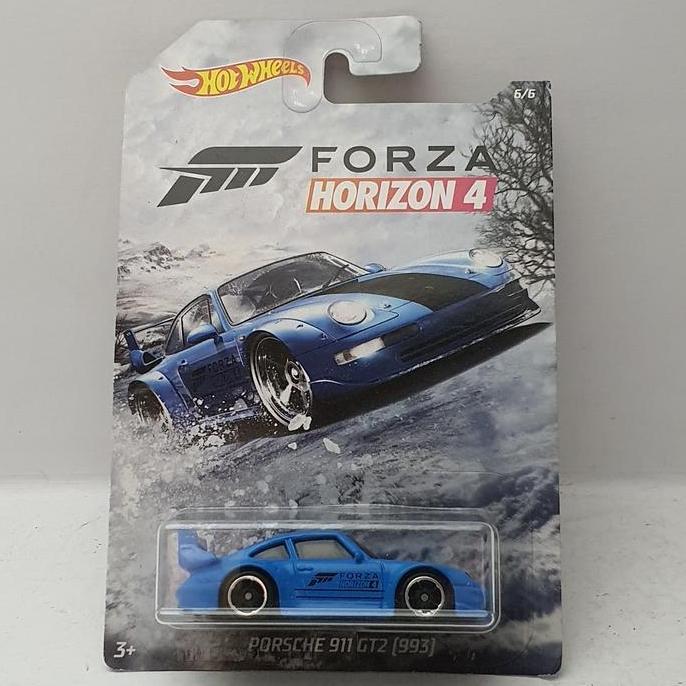 ORIGINAL HOTWHEELS PORSCHE 911 GT 2 HORIZON 4 BLUE