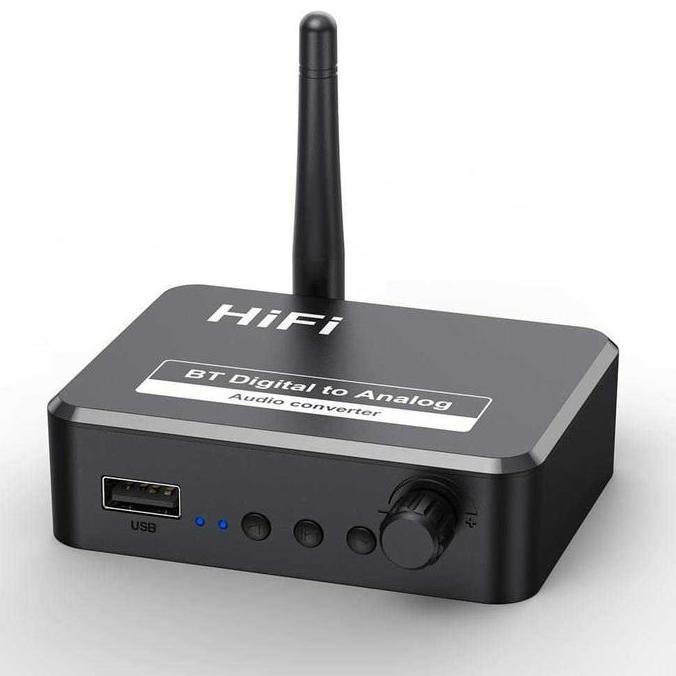 VAORLO DAC Audio Bluetooth 5.1 Receiver Hifi Digital To Analog -