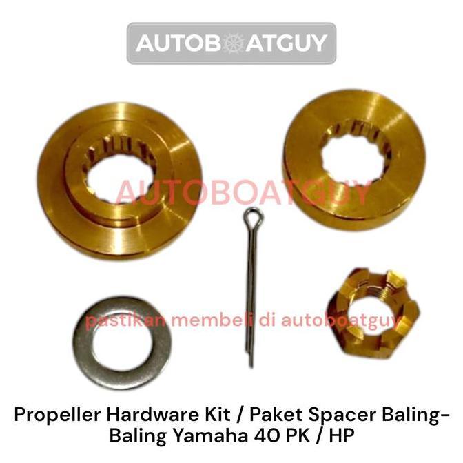Propeller Hardware Kit / Paket Spacer Baling-Baling Yamaha 40 PK / HP