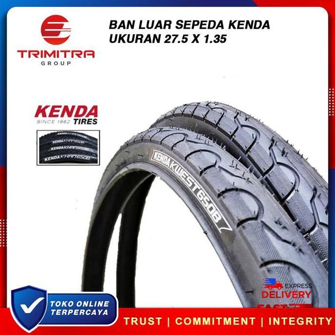 Ready Stock Ban Luar Sepeda Kenda Roadbike Mtb Uk 27.5 X 1.35 275X135 27.5X1.35