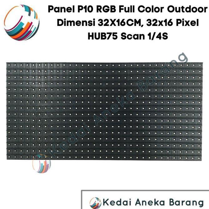 Panel Module Modul LED P10 Running Text SMD RGB Full Color Outdoor
