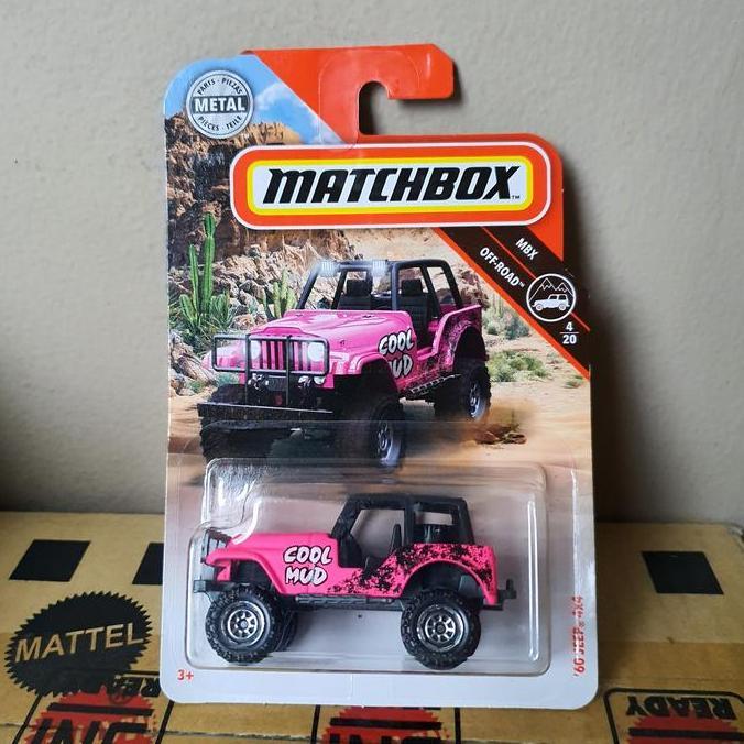 ORIGINAL Matchbox Jeep 4x4 Pink