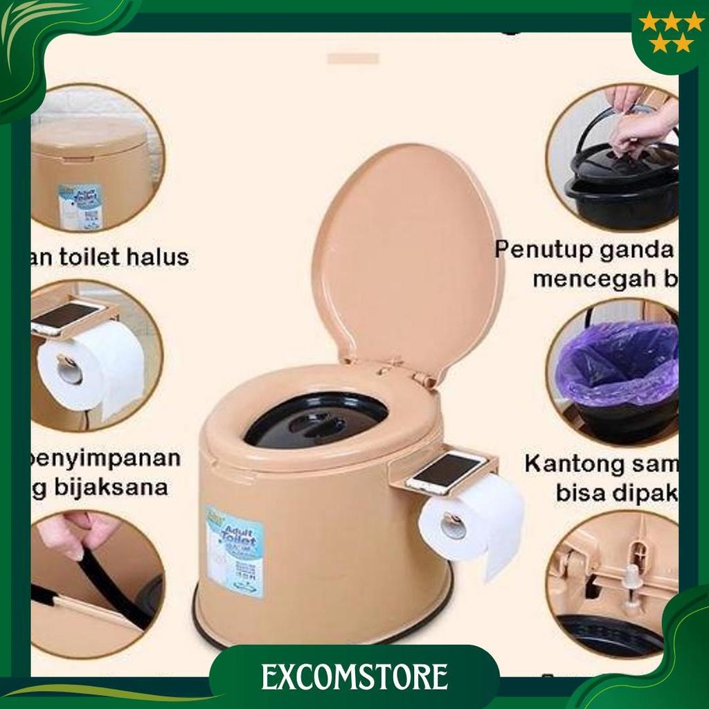 Closet Toilet Duduk Portable + Ember Untuk Lansia & Ibu Hamil - Toilet Duduk Portable Ibu Hamil Lans