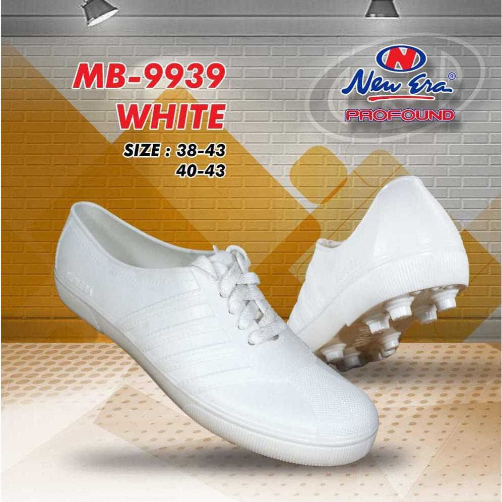 Promo Sepatu Karet New Era Boots Multi Fungsi- New Era PUL BOLA 9939 Putih, Hijau dan Cream New Era 