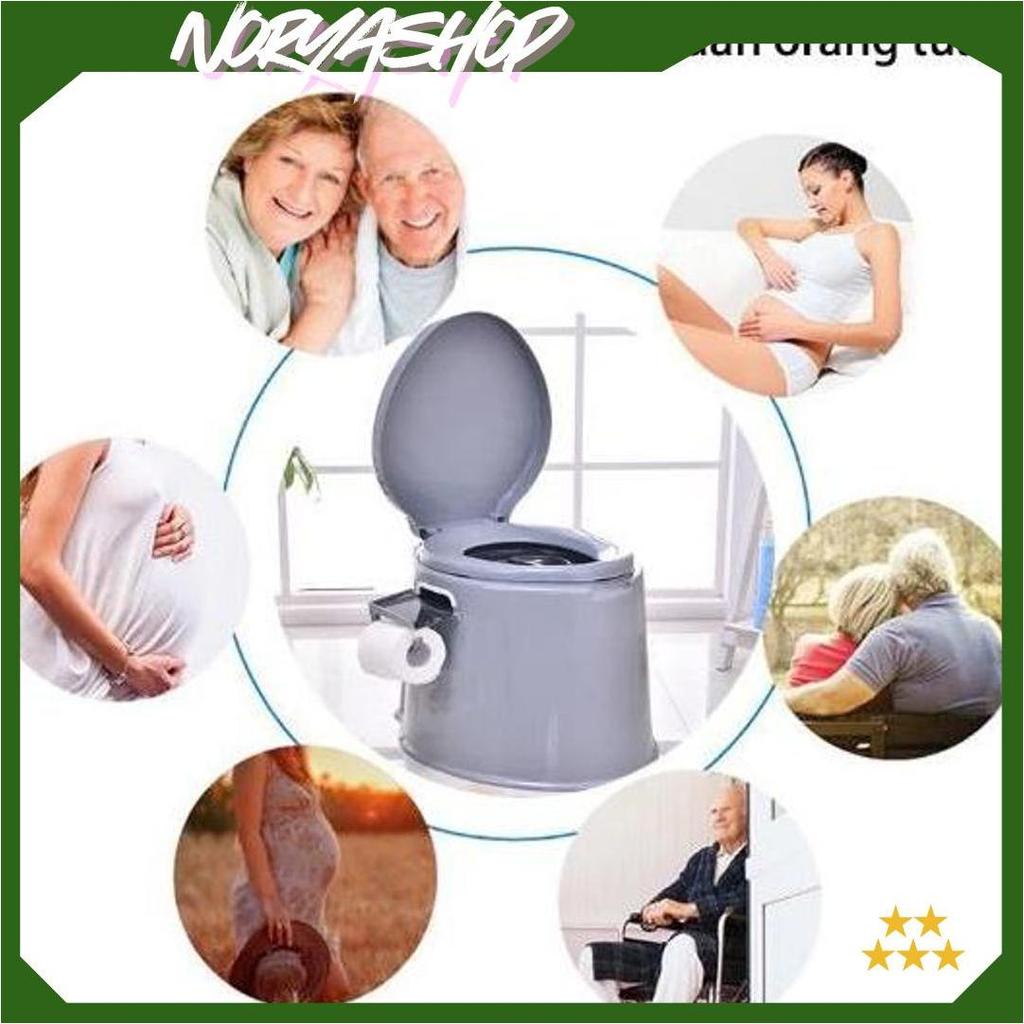 Closet Toilet Duduk Portable + Ember Untuk Lansia & Ibu Hamil - Toilet Duduk Portable Ibu Hamil Lans