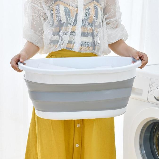 Baskom Ember Lipat Laundry Kotak Besar Portable Serbaguna WAR