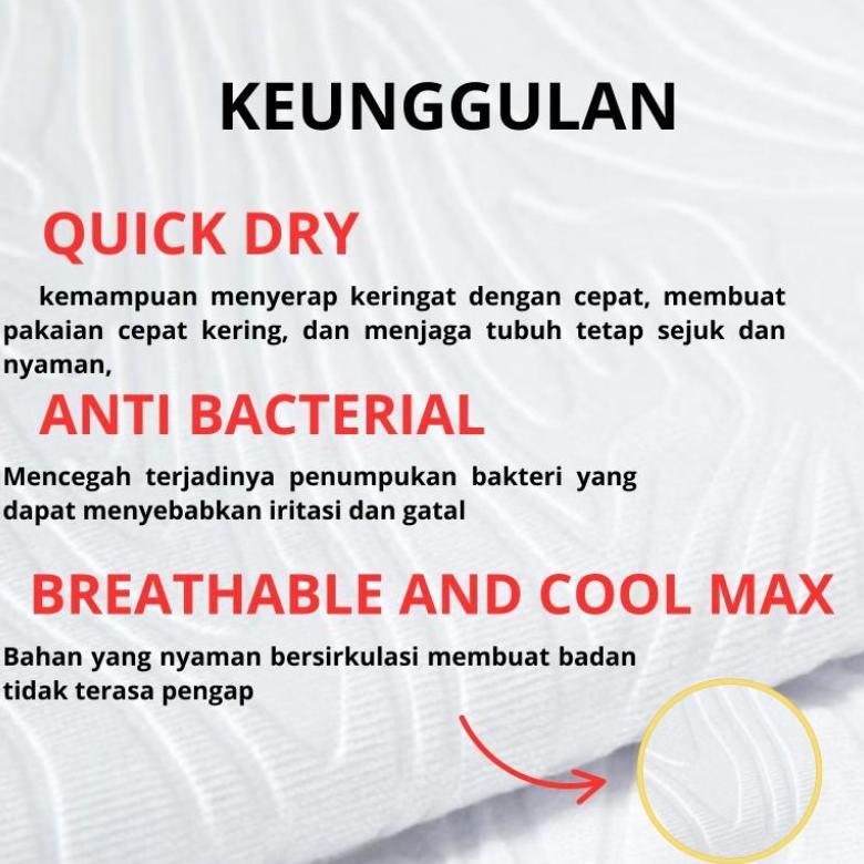 NEW DEALS KAVEE Piero Maroon Jersey Lari Pria Wanita Running Gym Tracking Unisex Embos Quick Dry Len