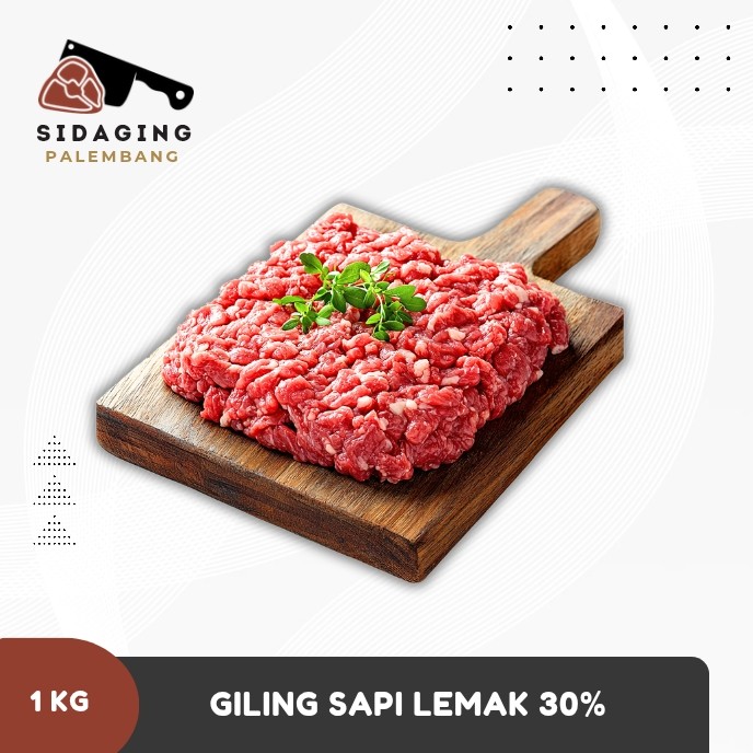 Giling Sapi 1 KG - Lemak 20% | Beku | MPASI
