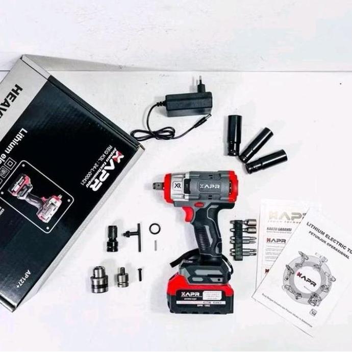 Sale Apr Japan Ap 127+Impact Wrench Bor Pembuka Baut 650Nm Baut Roda Cvt