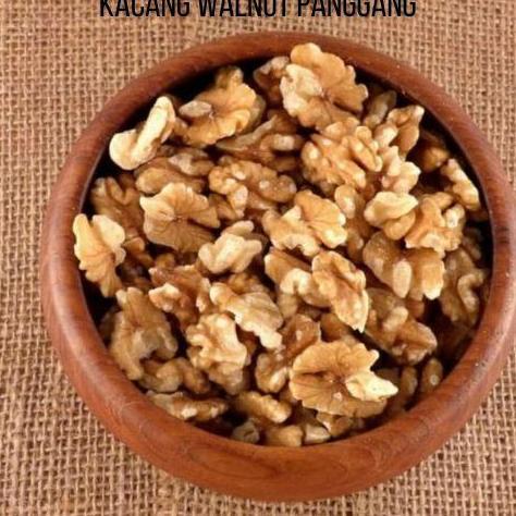 Kacang walnut roasted 1kg / walnut pangang/ kacang walnut matang