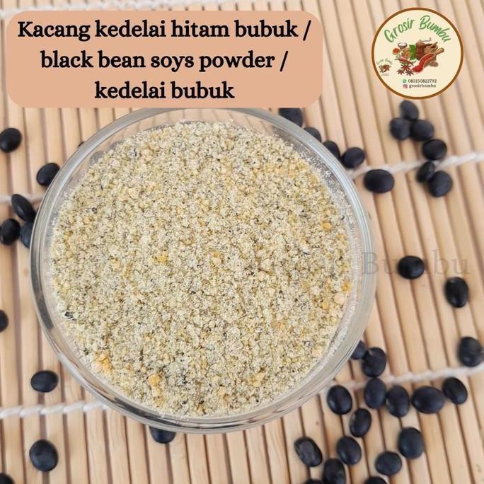 Kacang kedelai hitam bubuk 250gr / black bean soys powder / kedelai bubuk