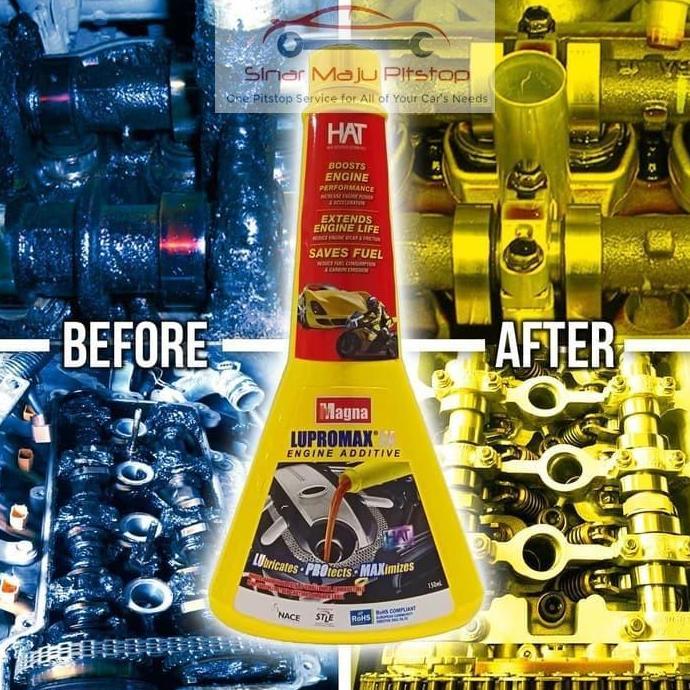 TERLARIS CAIRAN ADITIF OLI MESIN MOBIL & MOTOR PENGHEMAT KONSUMSI BENSIN - LUPROMAX ENGINE ADDITIVE 