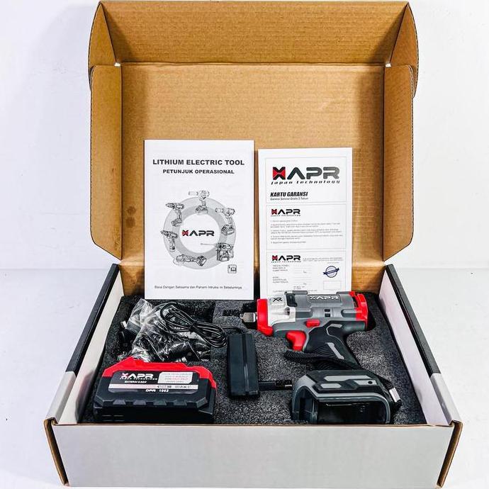 Murah Apr Raja Bor Impact Wrench Ap127+ 450Nm Body Kecil Tenaga Besar Pembuka Baut RodaCvtMotorMobil