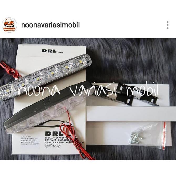 Promo lampu drl mobil dua kabel lampu bemper mobil Diskon