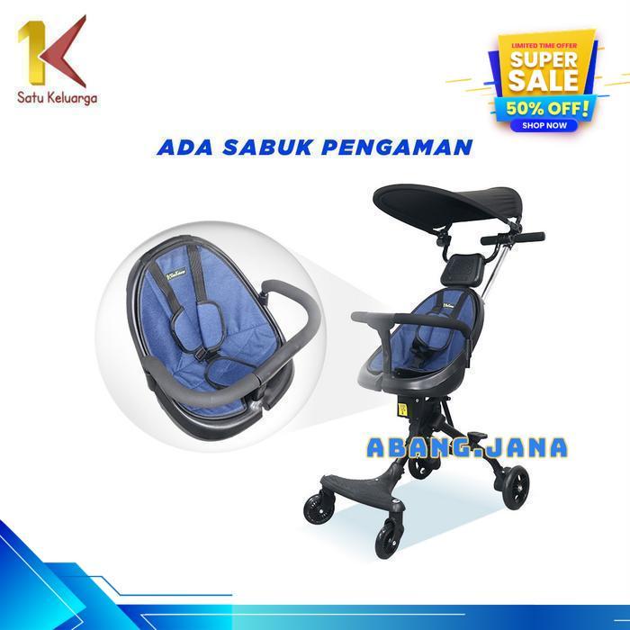ABANG.JANA C540 STROLLER LIPAT TRAVELLING PERLENGKAPAN BAYI MICRO TRIKE KERETA DORONG RODA 4 BABY PR