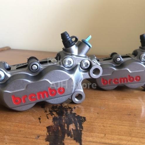 NEW KALIPER BREMBO 4 PISTON 4PISTON P4 NMAX AEROX XMAX CBR250RR NINJA 250 ORI