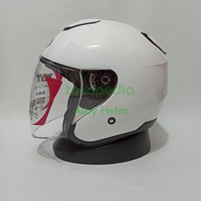 NEW HELM KYT KYOTO WHITE/PUTIH ORI