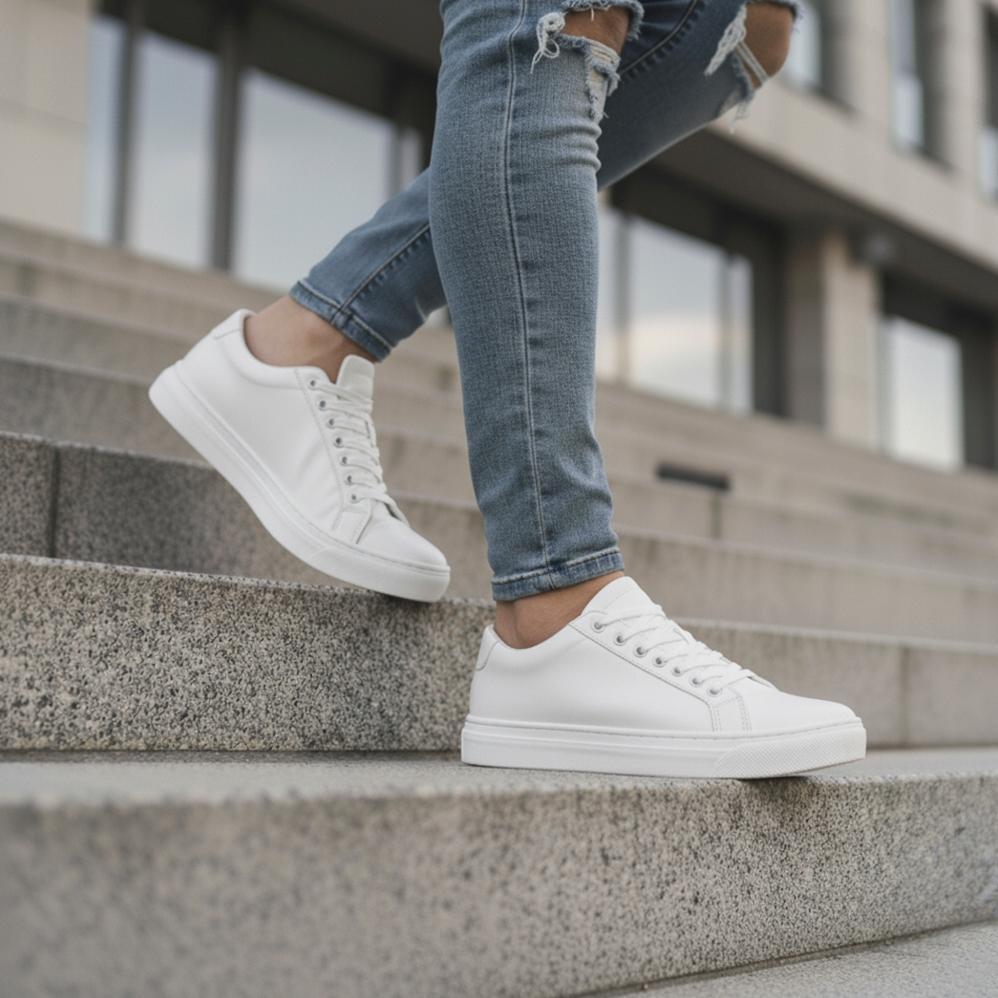 NEW MJC Indonesia Sepatu Casual Pria Putih Ringan & Nyaman