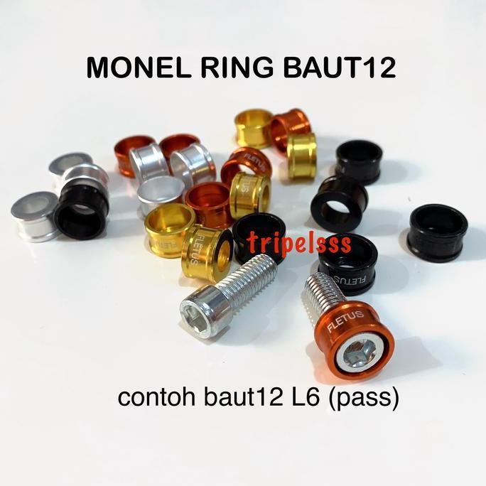 Monel ring baut 12 Variasi warna universal motor Motorcycle