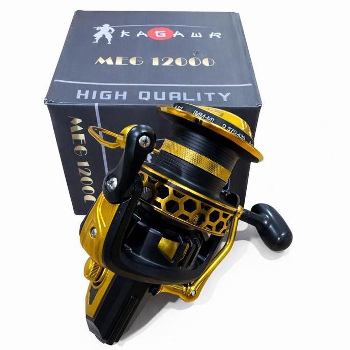 Reel Pancing Jumbo Kagawa 12000|Reel Besar Oneway|Metal Body|5+1Bb
