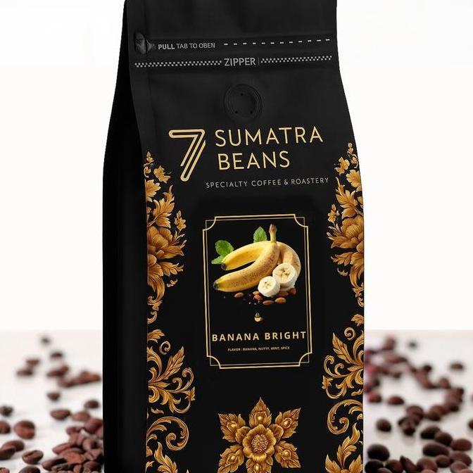 Seven Sumatra Beans Banana Bright Specialty Coffee 100% Arabica 200gr