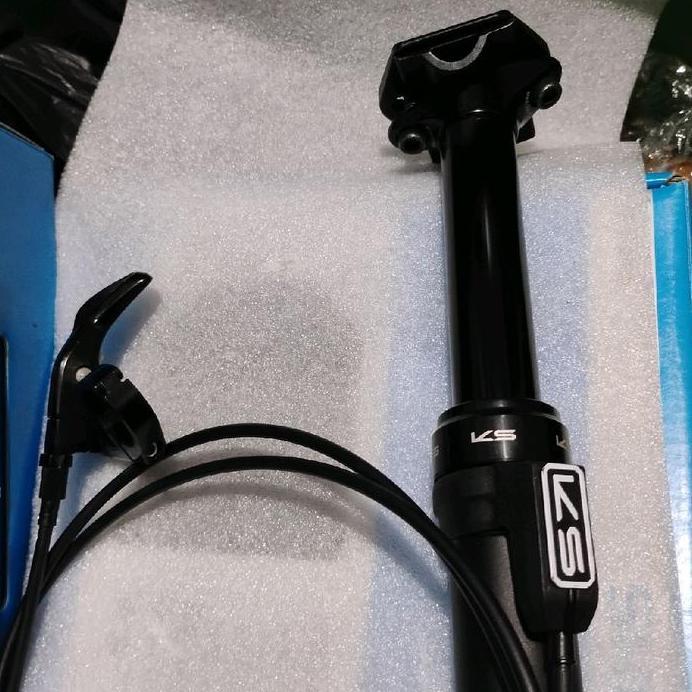 Seatpost Hidrolik 30.9 mm x 370 mm Dropper Post Travel 100 mm Kabel Luar