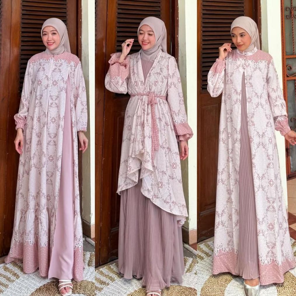 BEST SELLER JOLEY CLOTH - RAYA SERIES MARSYA DRESS LEBARAN 2026 TERBARU ELEGANT BAJU SERAGAMAN KELUA