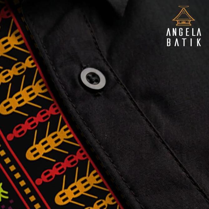 Kemeja Lengan Pendek Batik Pria Ulos Sadum SD1 murah