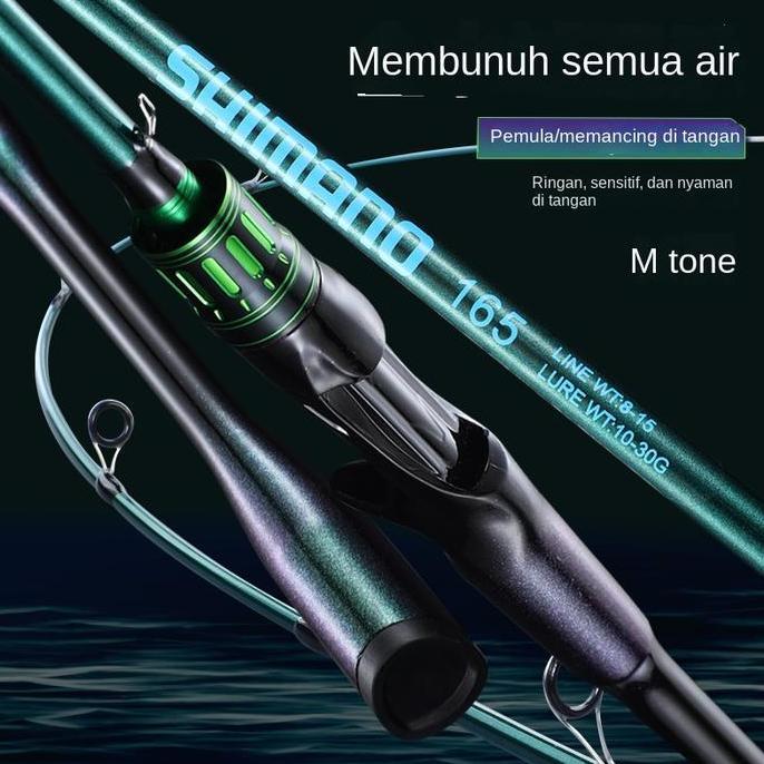 Paket Pancing Lengkap Caldari Terbaik, 2 Stik Pancing Kualitas Premium, Sesuai Semua Perairan (Laut,