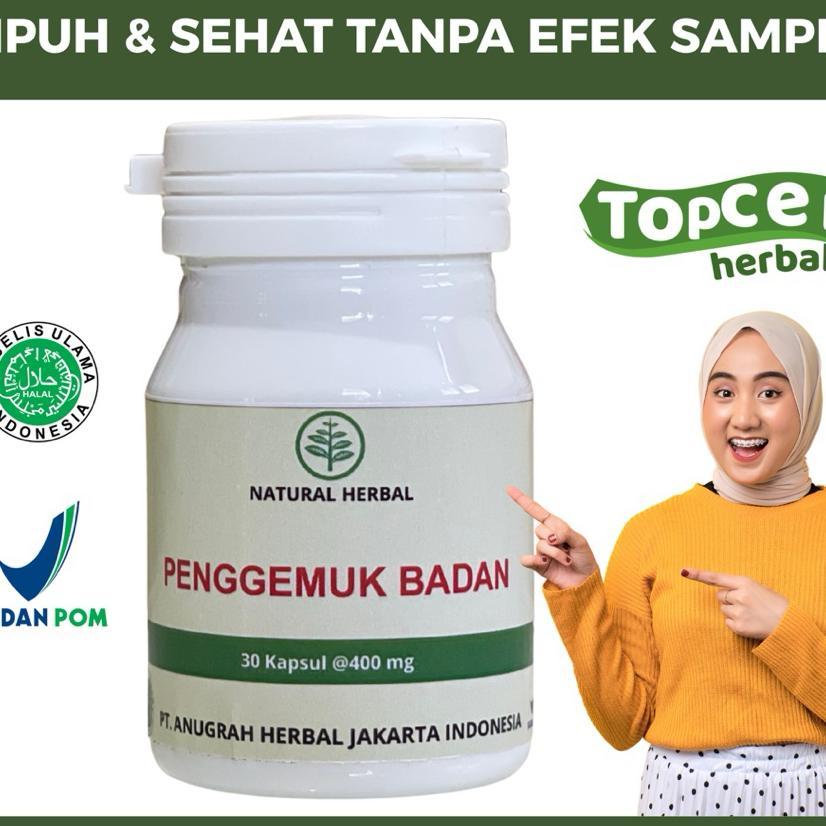 Penggemuk Badan Herbal Bpom Penambah Nafsu Makan & Berat Badan | Suplemen Gemuk Alami Aman Untuk Ana
